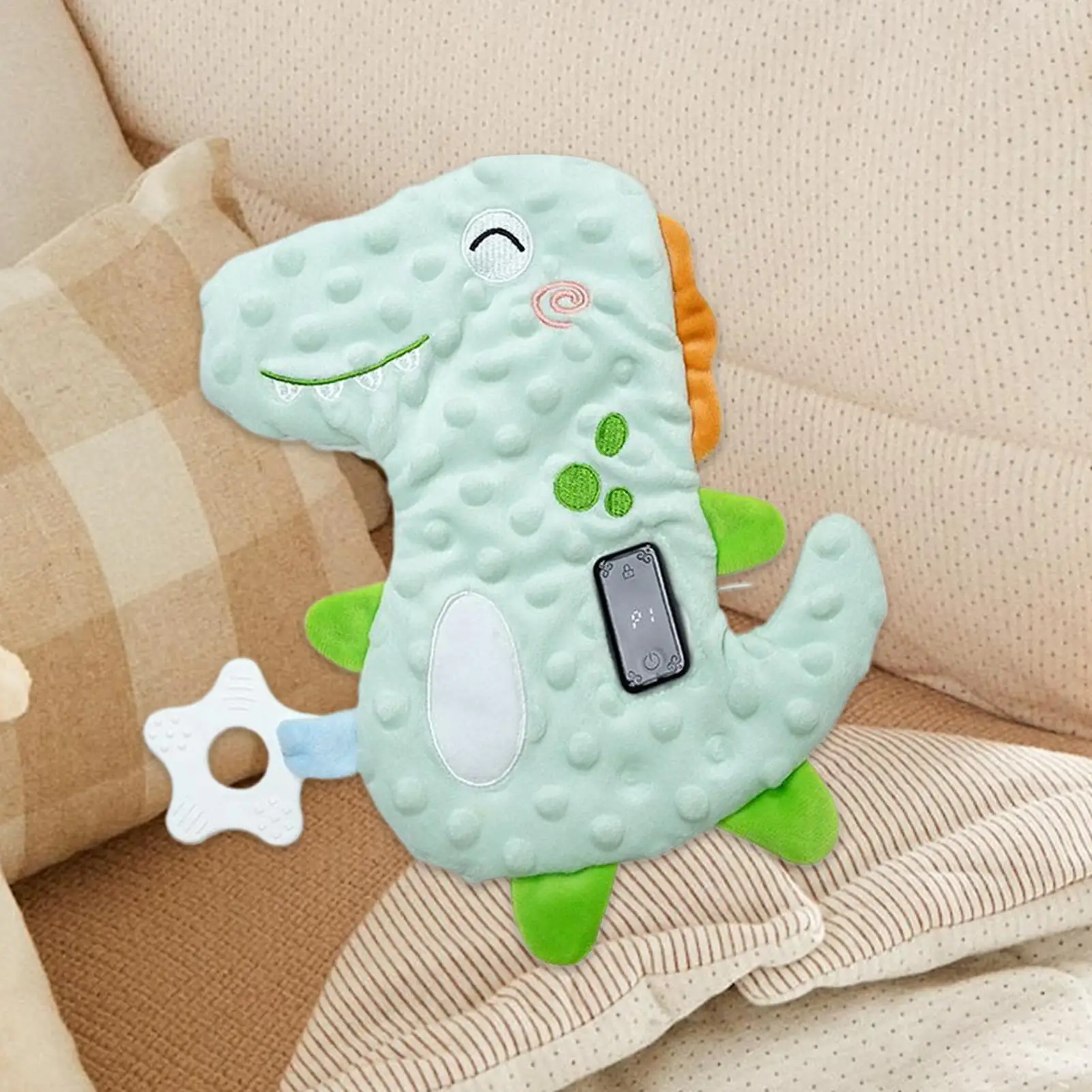 Chupete para bebé, chupete vibratorio para dormir con dibujos animados para niños pequeños, modos de vibración ajustables, muñeco de peluche para niñas pequeñas sensoriales