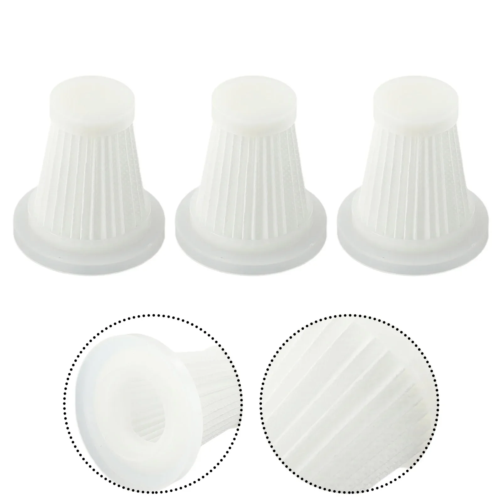 2/3/5Pcs Vacuum Cleaner Accessories Washable Filters Handheld Car Vacuum Cleaner Part Accessories Reusable Filter Power Tools
