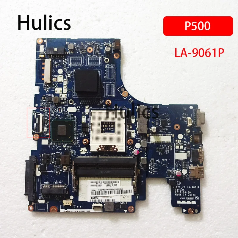 

Hulics Used FOR Lenovo Ideapad P500 Series Laptop Motherboard S989 La-9061p 90001767 HM76