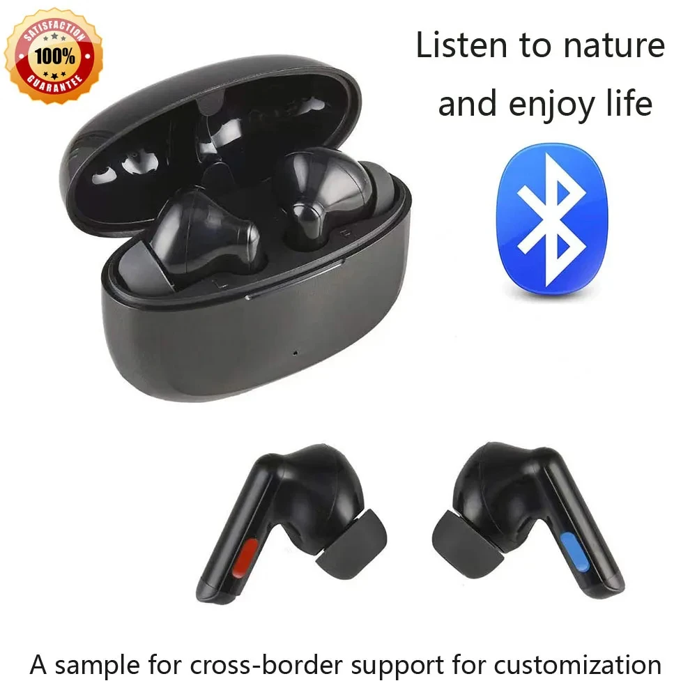 New Invisible In-Ear Noise Canceling Binaural Portable Hearing Aid Assisted Listening Sound Amplifier Earbuds For Elderly People