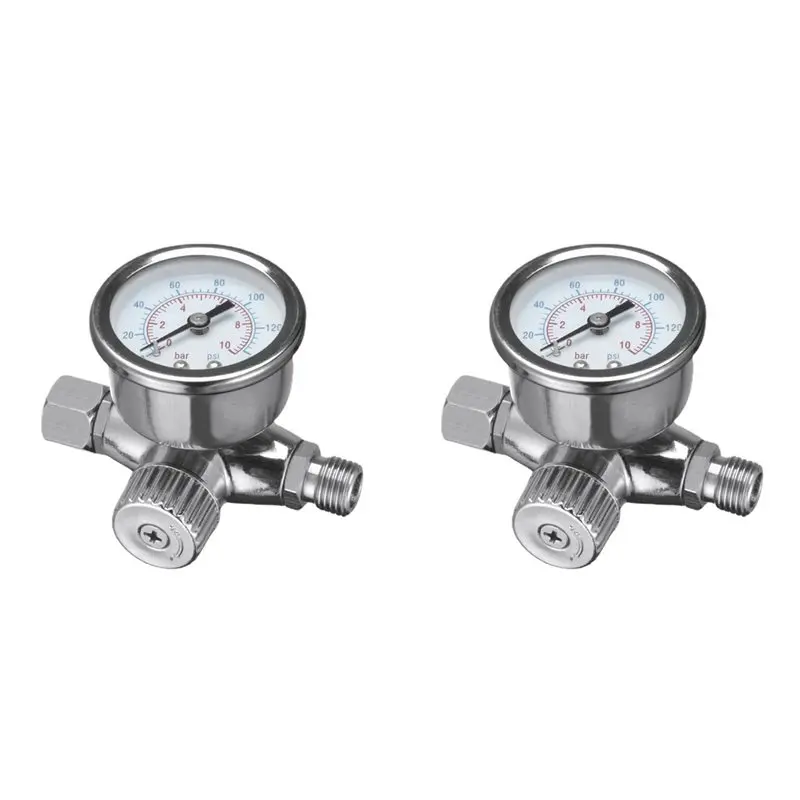 ตัวปรับแรงดันลม AC88-2X พร้อมเกจวัดแรงดัน คุณภาพพรีเมียม สำหรับเครื่องพ่นลม พร้อมเกจวัด ขนาด 1/4 นิ้ว