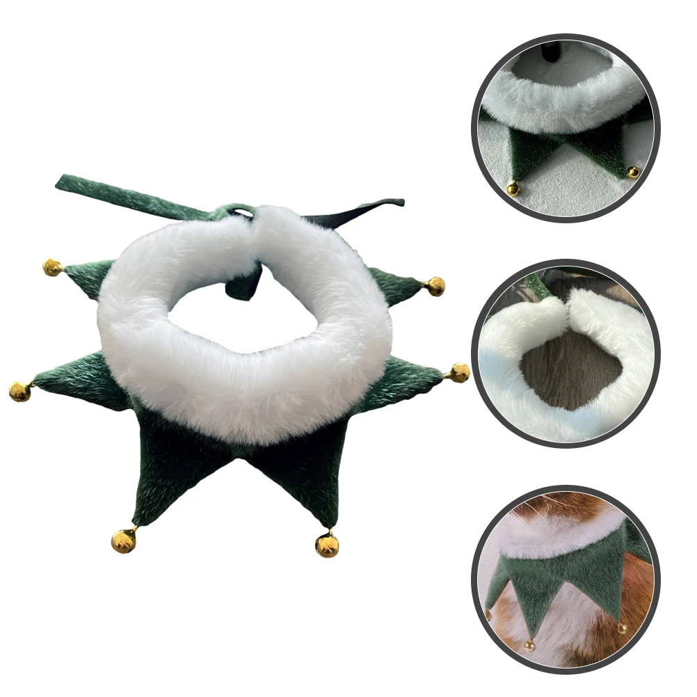 

Pet Scarf Dog Cat Christmas Decoration Xmas Neckwear Warm Scarves Bells Winter Accessories Fashion Holiday Supplies