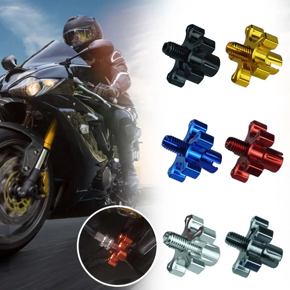 Multicolor CNC Aluminum Alloy Motorbike Electricbike Motorcycle Clutch Adjustment Screw Modification Clutch Cable Adjuster