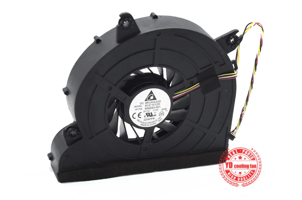 DELTA KUC1012D -BD96 12V 0.75A 686693-001 all in one machine cooling fan