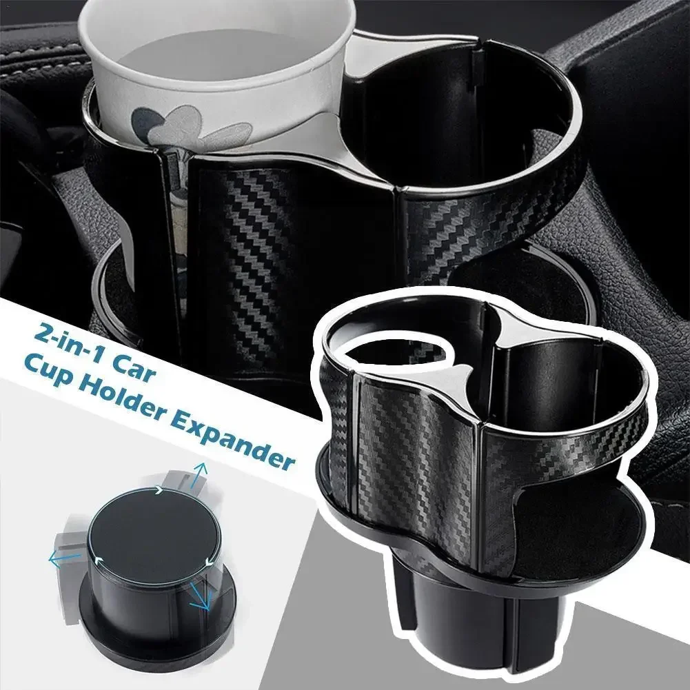 

Car Cup Holder Expander Cupholder Adapter Auto Interior Cup Expandable Car Multifunction Organizer Storage Accessori