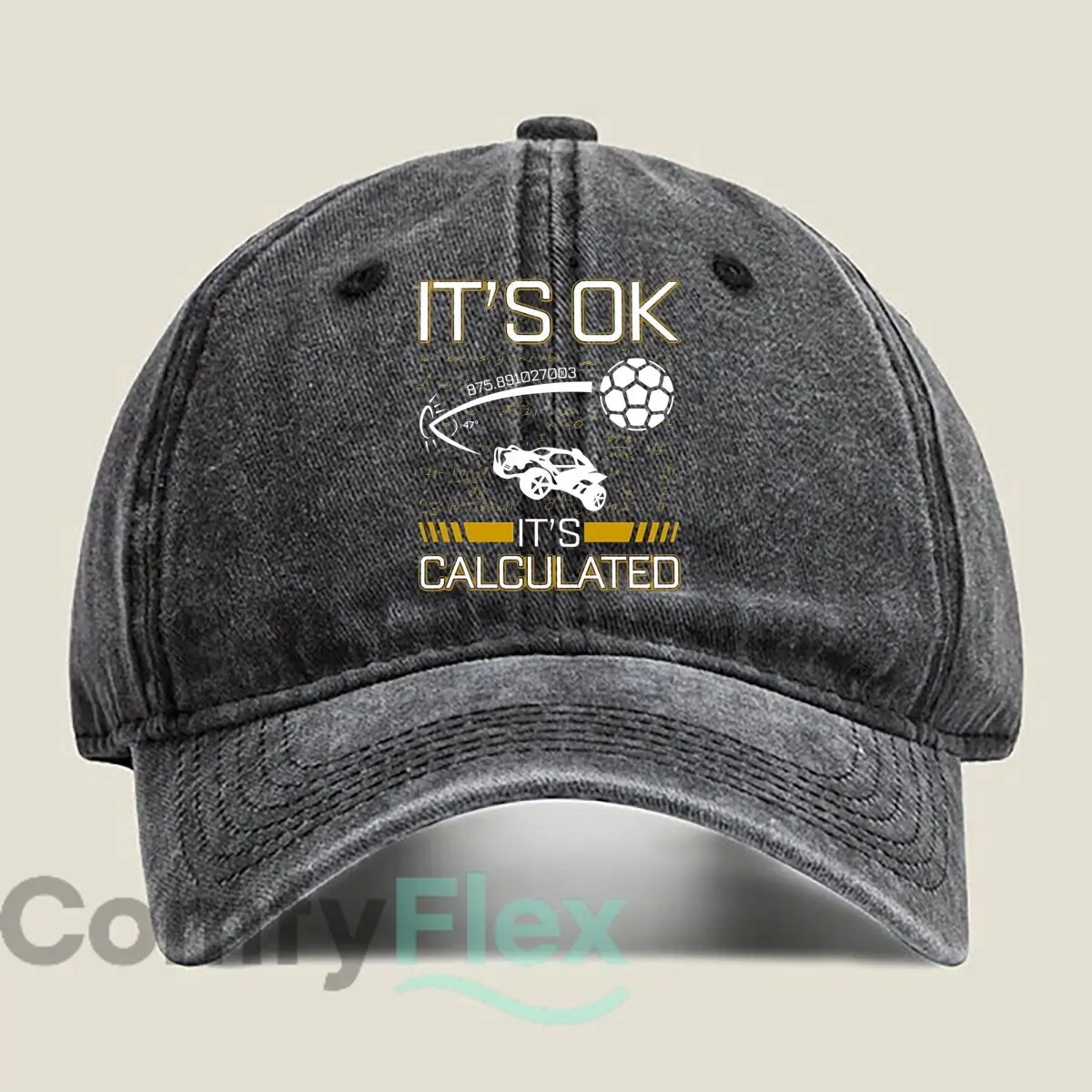 انها على ما يرام، قبعة بيسبول مغسولة بنص ميمي في الهواء الطلق للنساء للجنسين أنثى موضة أبي قبعة الهيب هوب #1