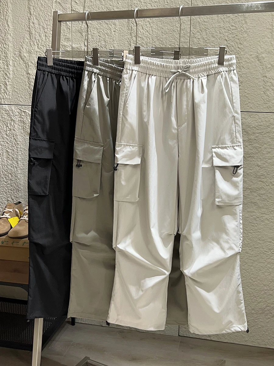 

Брюки для десантков в американском стиле, мужские летние свободные широкие прямые повседневные брюки Multi ket, рабочая одежда Faion Ci