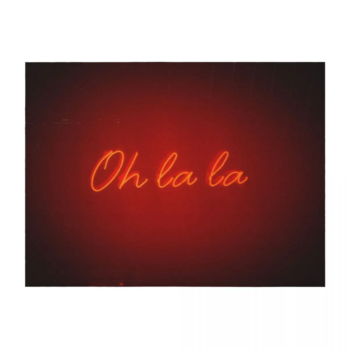 

Red Oh La La Light Throw Blanket Luxury Thicken Flannel Fabric Luxury Hair Blankets