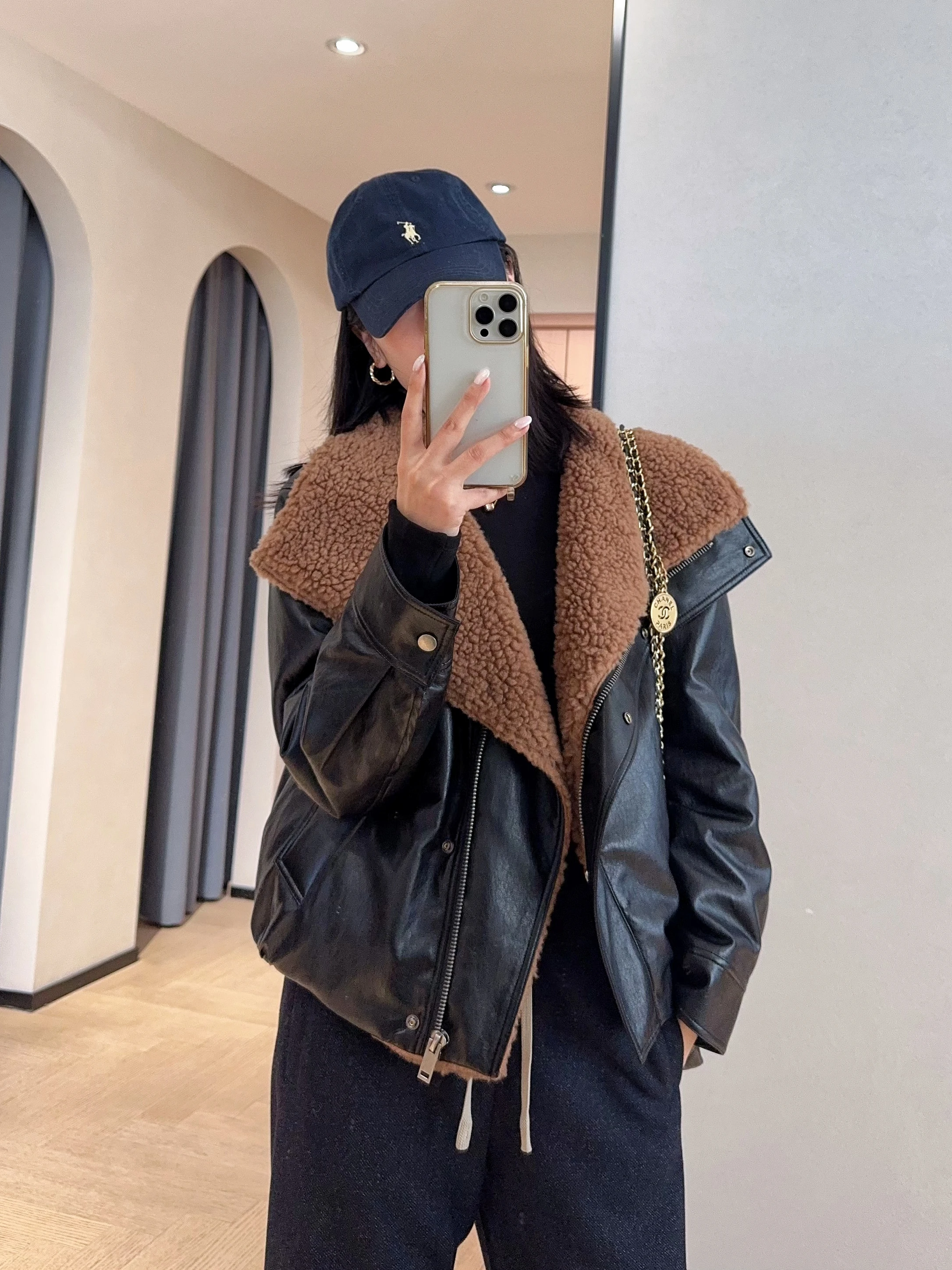 

WTHEONE Women's Thiened ort down Jaet Du down Wool Collar Casual Sle Warm Fce Lined Zipper Closure Outerwear