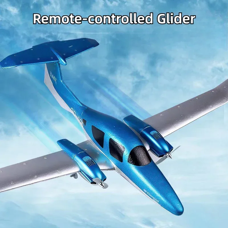 

RC Plane Blue Diamond Aircraft Children's Toys Fixed Wing Foam Glider Boy's Gift Electric Model Drone DIY Assembly Rtf Airplane