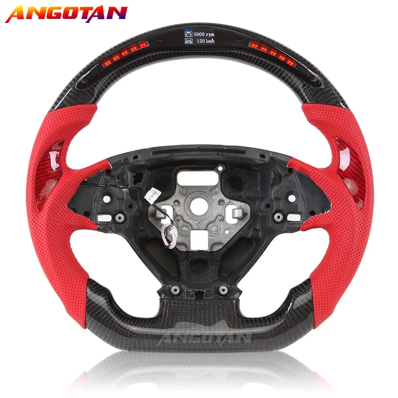 

Racing Sports Steering Wheel Carbon Fiber Steering Wheel For Chevrolet Camaro 2011 2012 2013 2014 2015 2016 2017