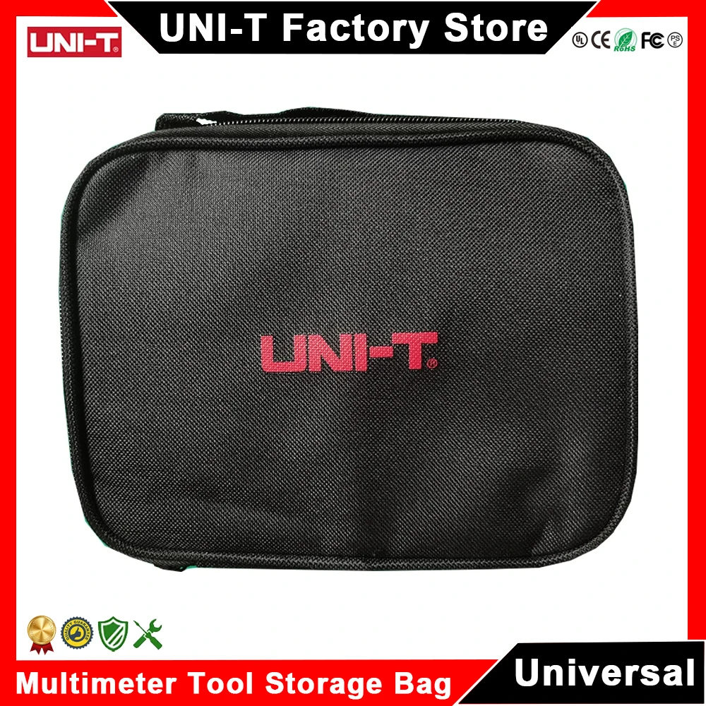 UNI-T Multimeter Case Tool Bag Multimeter Universal Storage Bag Size 21.5x17.5x7CM