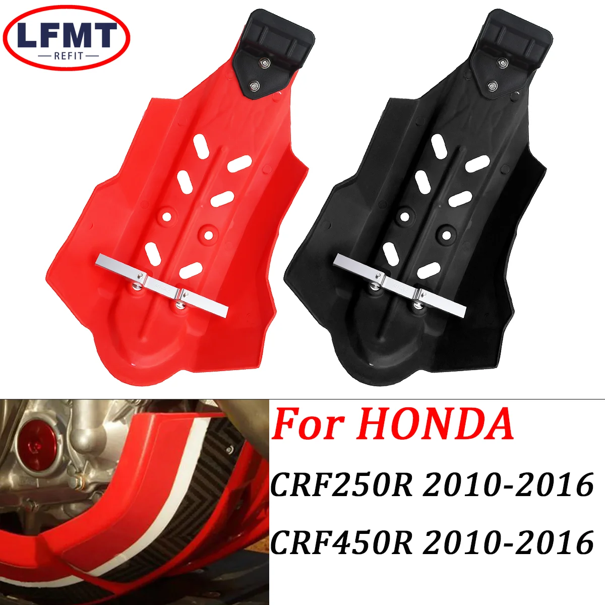 

Dirt bike For Honda CRF 250R 450R Motorcycle Spare Parts Engine Chassis Protector Covers Guard Cover Enduro Motocross Accessorie