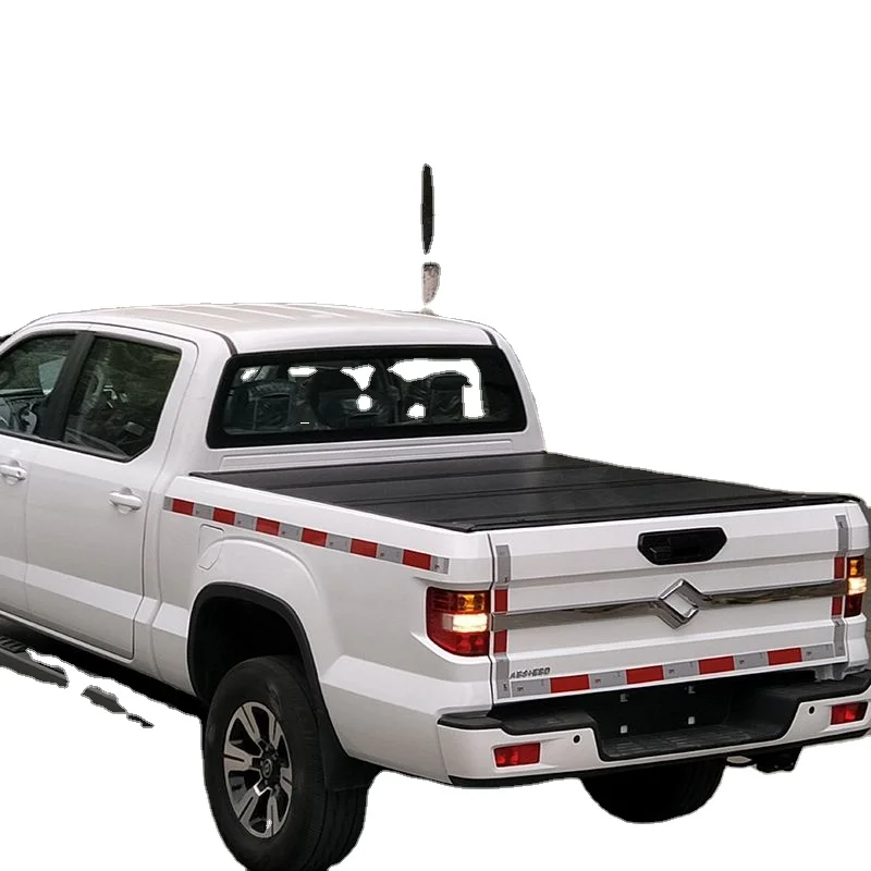 Benext Retractable Tri-Fold Tonneau Cover Hard Aluminum Alloy for Ranger  Tundra Great Wall Power Silverado/F150