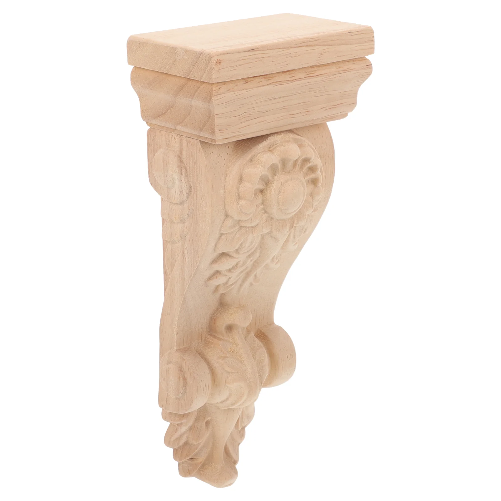 

Mirror Corbel Retro Decor Corbels Wood Unpainted Carving Decals Decorative