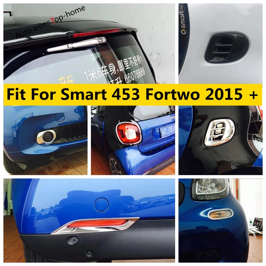 

Front Rear Bumper Fog Lamp / Window Windscreen Wiper / Turn signal Light Turning Cover Trim Fit For Smart 453 Fortwo 2015 - 2020