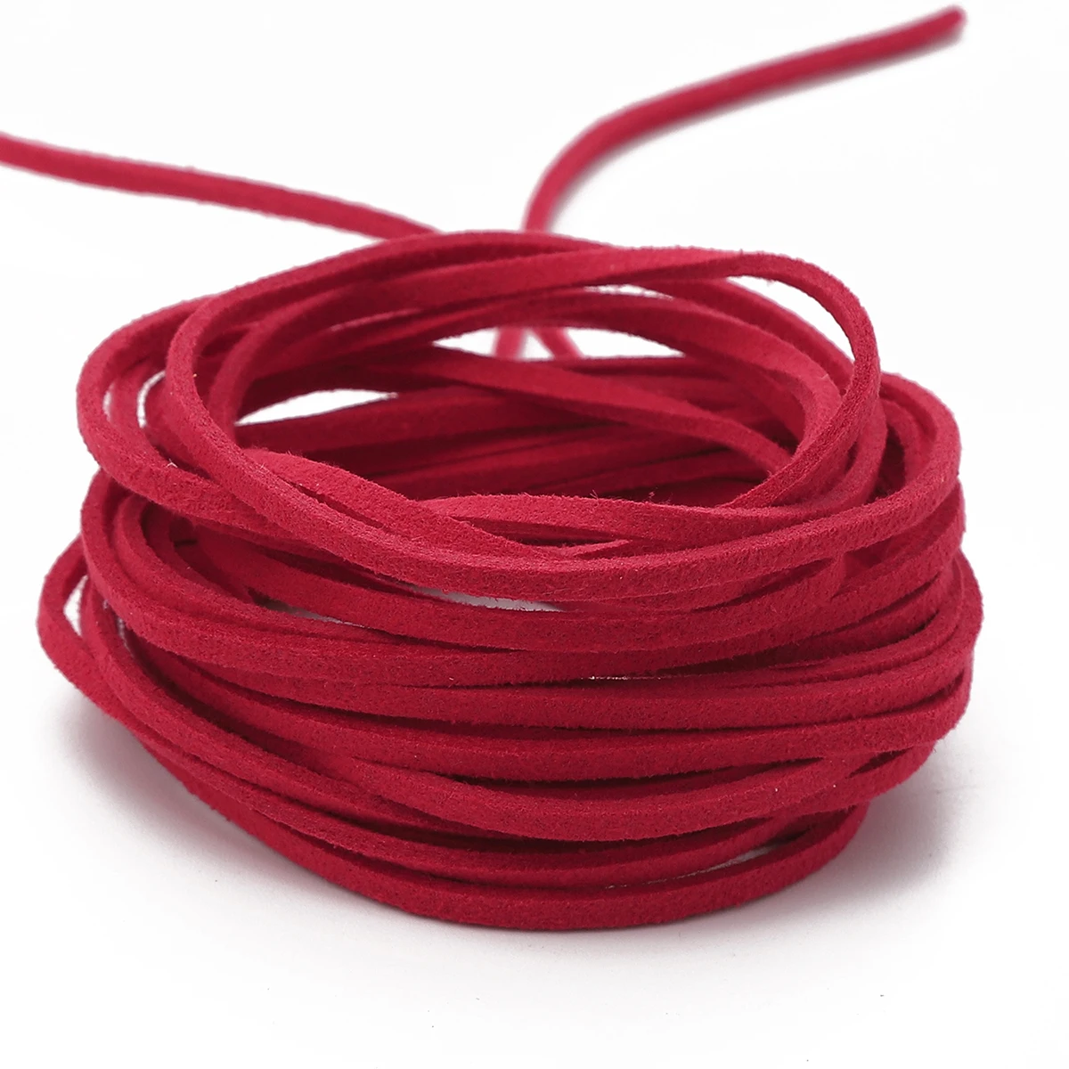 3mm Flat Double Sided Suede Cord for DIY Beading