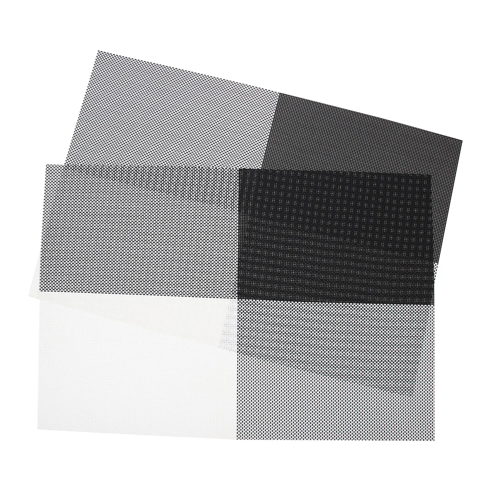 

2pcs Pvc Decorative Place Delicate Dining Mat Household Table Mat For Home Supply Rustic Rectangle Placemat Creative