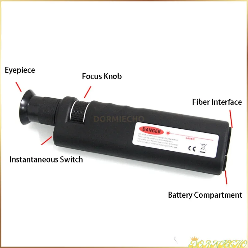 Imagem -05 - Microscópio de Inspeção de Fibra Múltiplas Lupa Óptica Portátil 2.5 mm sc fc st 1.25 mm Adaptador lc 200 400x