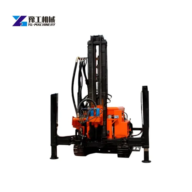 DTH Borehole Drilling Machine Water Well Drilling Rig With RC Jack Hammer