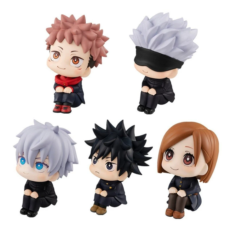7-9cm Jujutsu Kaisen Anime-Figur Yuji Itadori Gojo Satori Fushiguro Megumi Kugisaki Niedliches Spielzeug PVC-Modell Actionfigur Geschenke