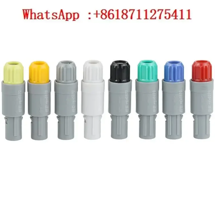 Compatible with Remo Connectors LEMO Plastic Aviation Double Slot Plug PAG PKG 1P2-14