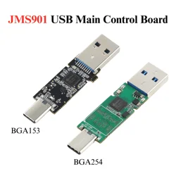 USB Main Control Board for USF 2.0 2.1 Chip High Speed USB 3.1 Type-C Dual Interface BGA153 BGA254 Solder JMS901