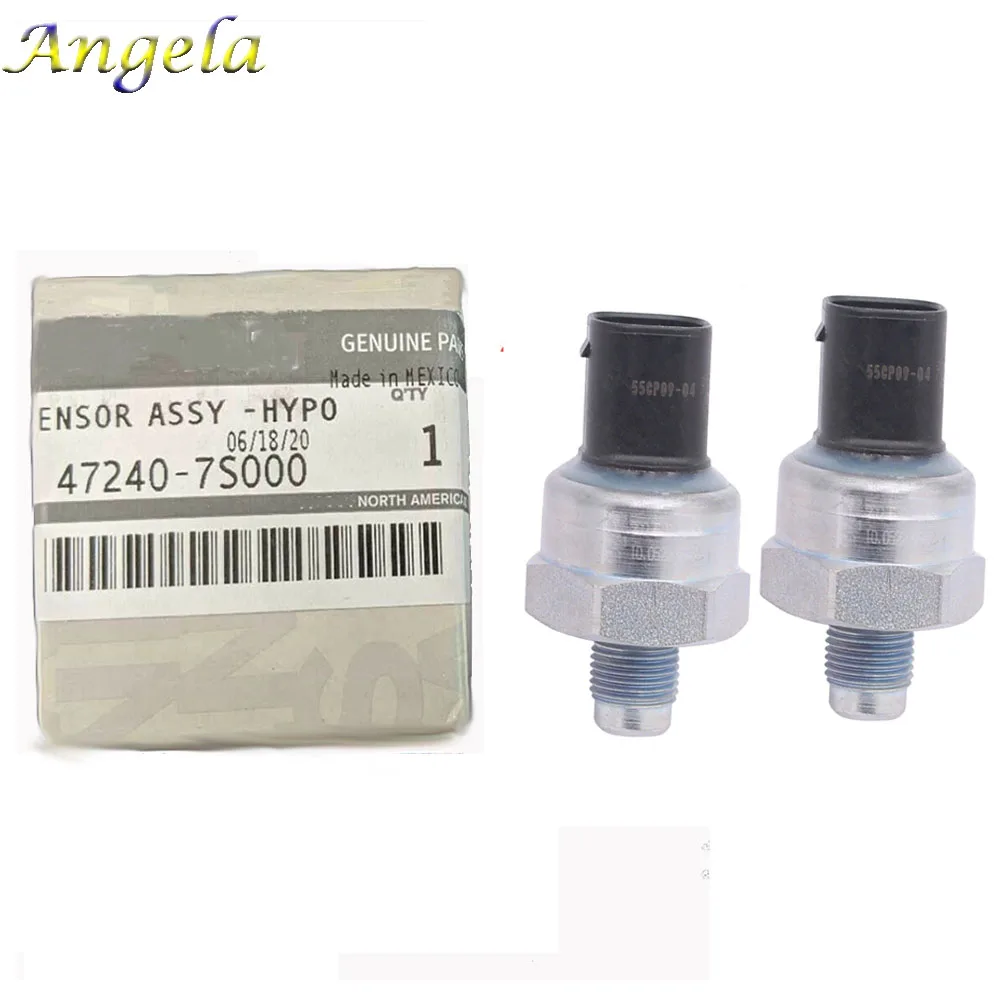 2 Pieces OEM 47240-7S000 New Brake Fluid Pressure Sensor For Nissann Infinitii