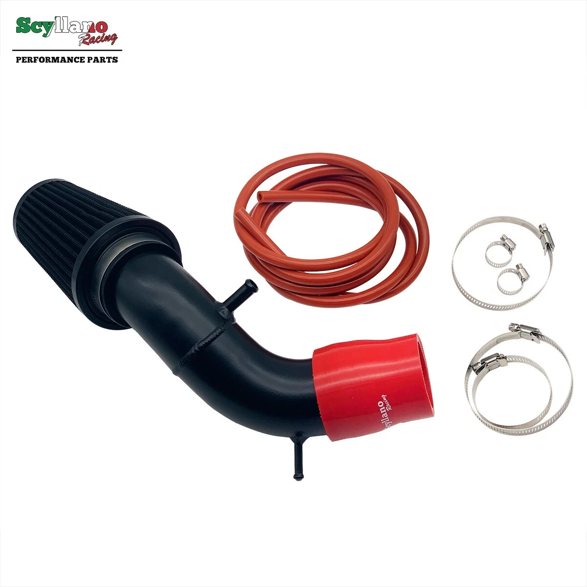 For Abarth 500 595 695 Air Intake Inlet Hose Kit High Flow Feed System In Original Airbox Position Replacement Performance Parts view 2