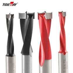 TIDEWAY 5PCS Forstner Gang Router Bit for Wood Furniture Board Drilling Carbide Drill Row Woodworking Tools 3mm 4mm 5mm 6/7/8mm