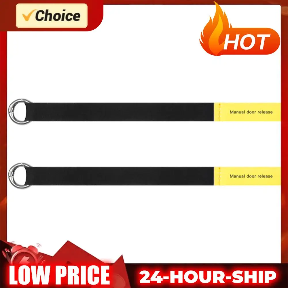 

Car Door Emergency Handle Extended Manual Door Release Emergency Safety Pull Rope Emergency Puller Button for TESLA Model Y
