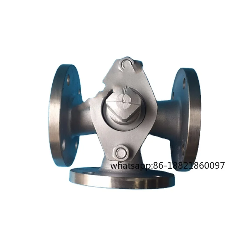 

Stainless Steel Flange Plug Valve X43W Three-way Plug Valve