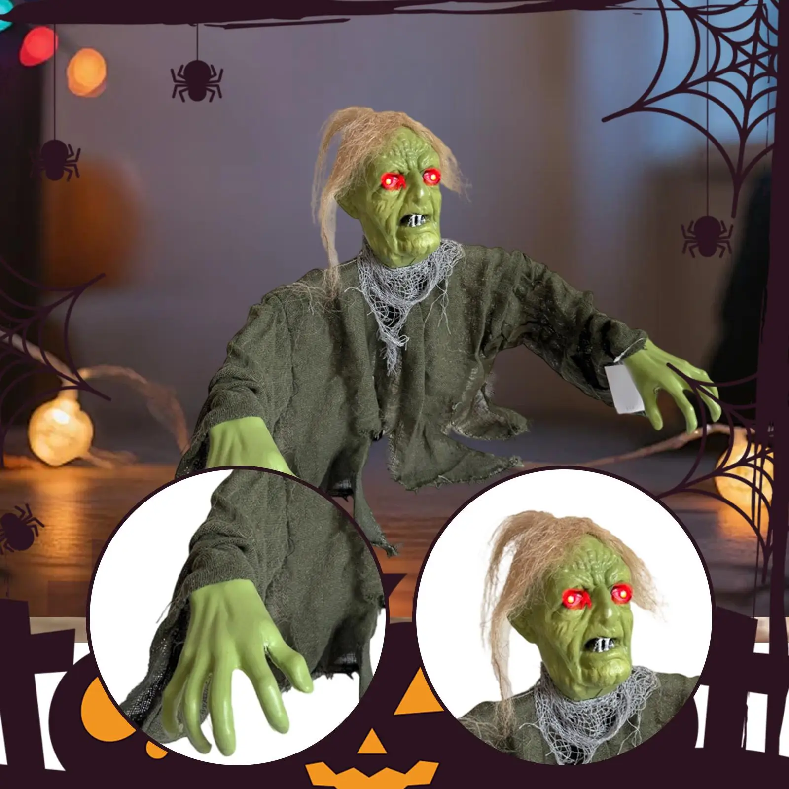 ديكور الهالوين الخارجي زومبي ديكور الهالوين لدعامة منزل مسكون #5