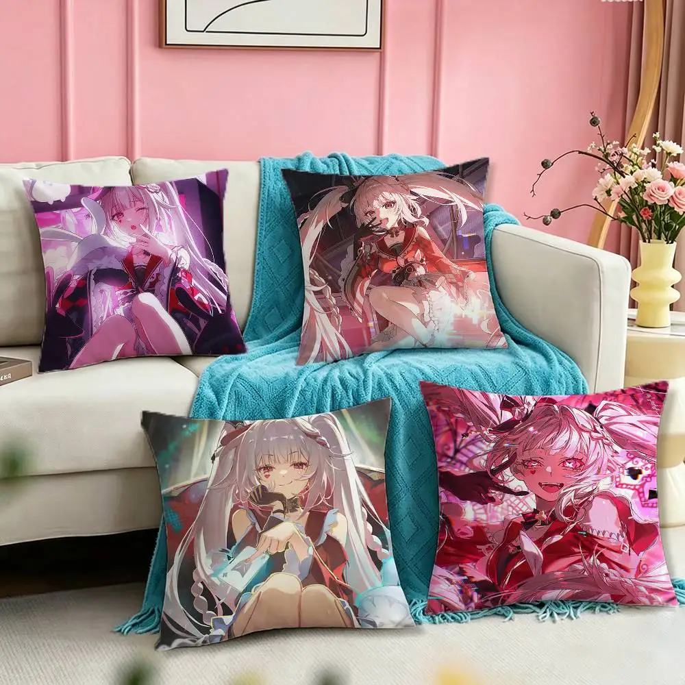 HSR S-Sparxie Pillow Case Square Double-Sided Sofa Cushion Cover Bedroom Bedside Pillow