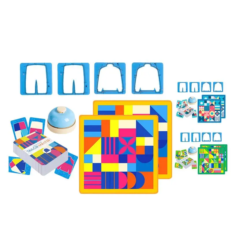 Educational Sorting Toys Tailor Master Early Educational Board Game Shape Matching Board Game Toys Board Games Kids Interactive