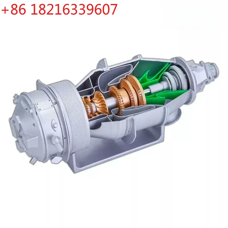 PT6A Turboprop Engine Model Helicopter Turbine Shaft Engine Assembly Model Kit Half perspective Design 3D Printed 99+ Parts