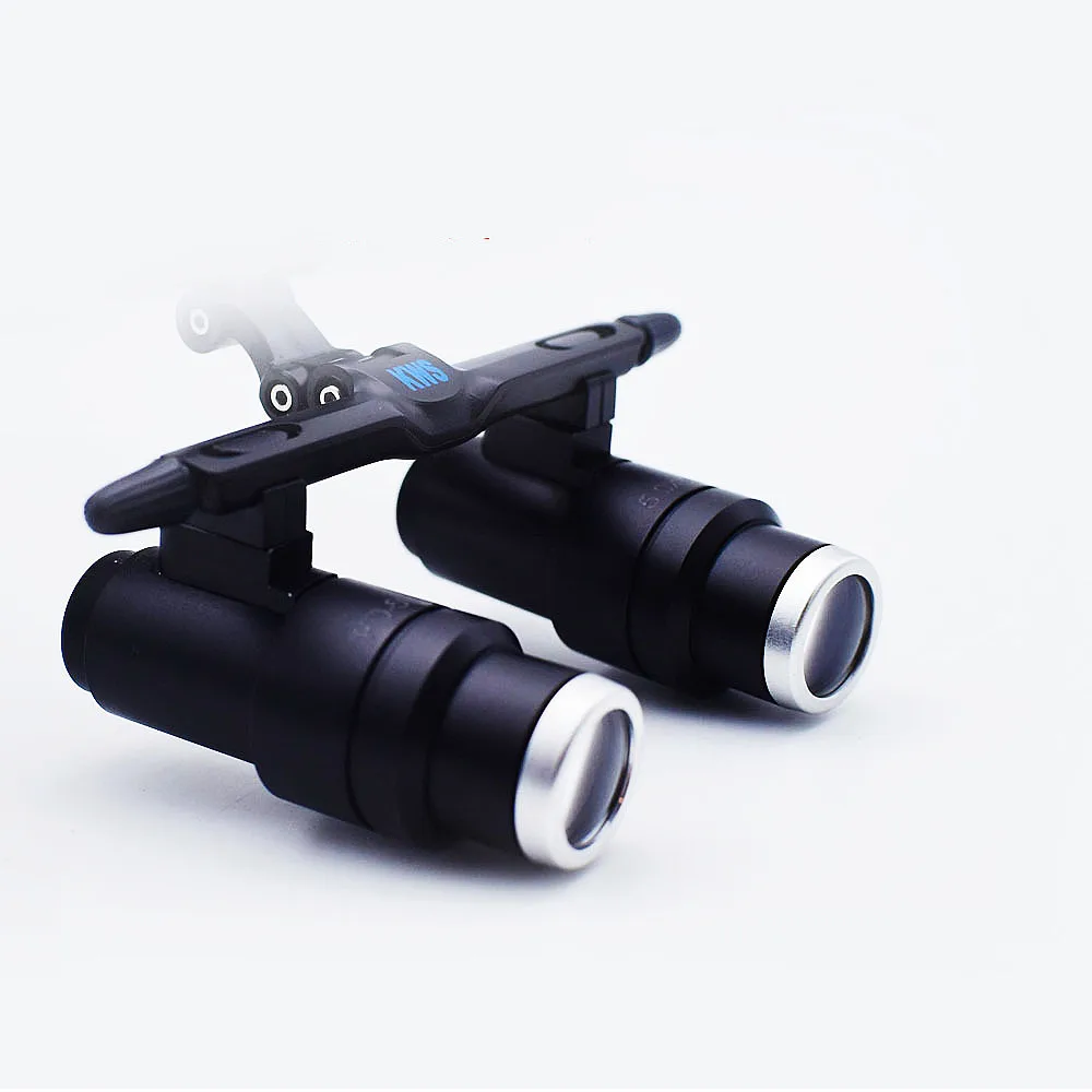 4X 5X 6X High-power Head-wearing Binocular Dental Loupe Head Mounted Magnifying Glasses for Medical Operation Cosmetic Surgery