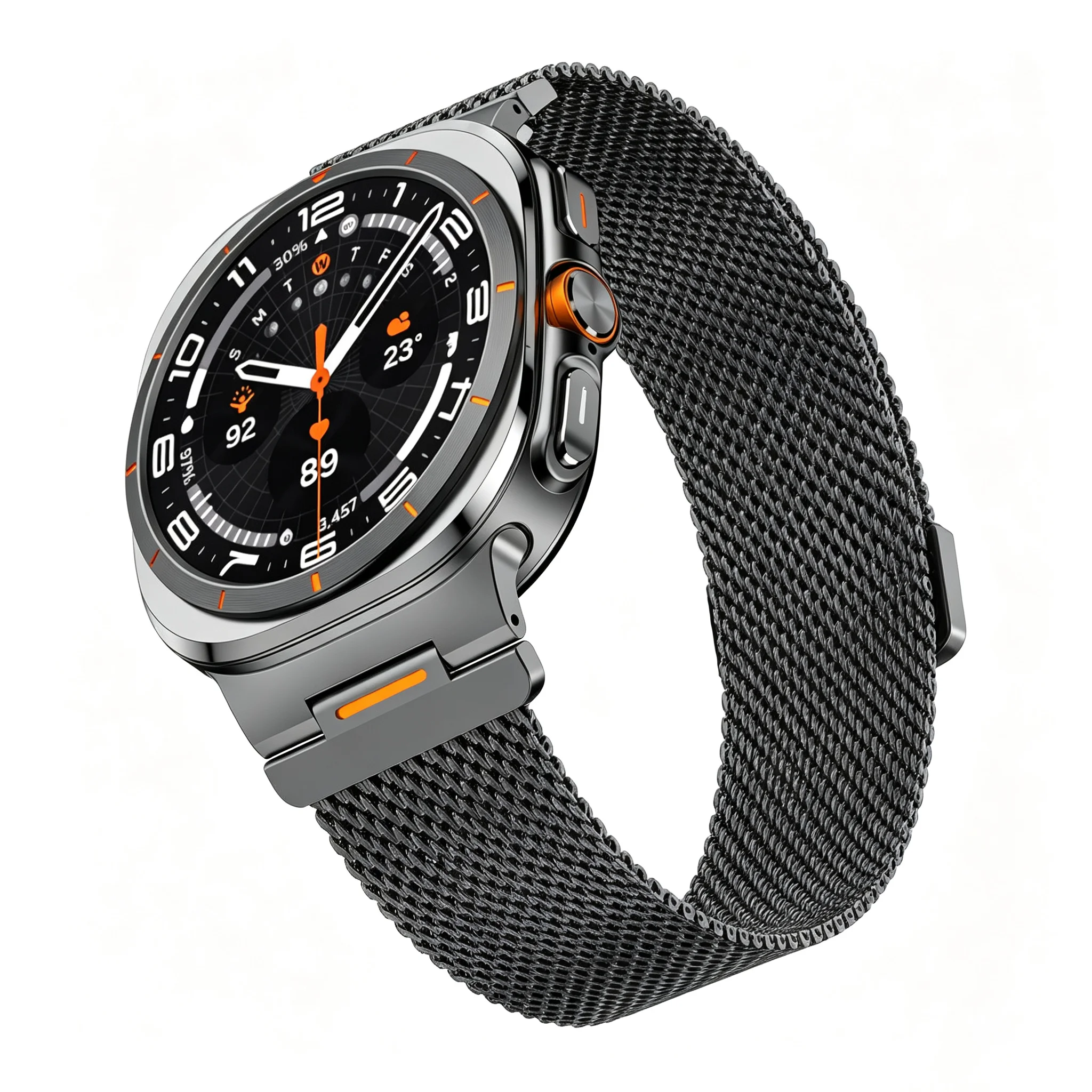 สายโลหะแบบมิลานีสสำหรับ Samsun - Smartwatch Watch Accessories For Women บทวิจารณ์และราคา