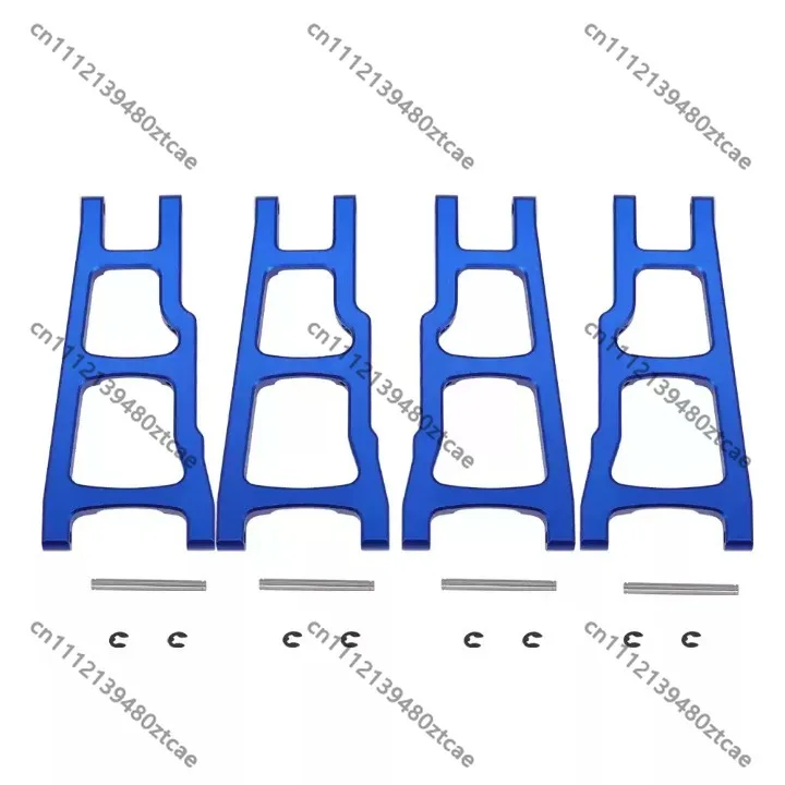RC Short Course Car Front Rear Suspension Arms Set With 2P Pins & 4P 2.5 E‑Clips Replacement Spare Parts