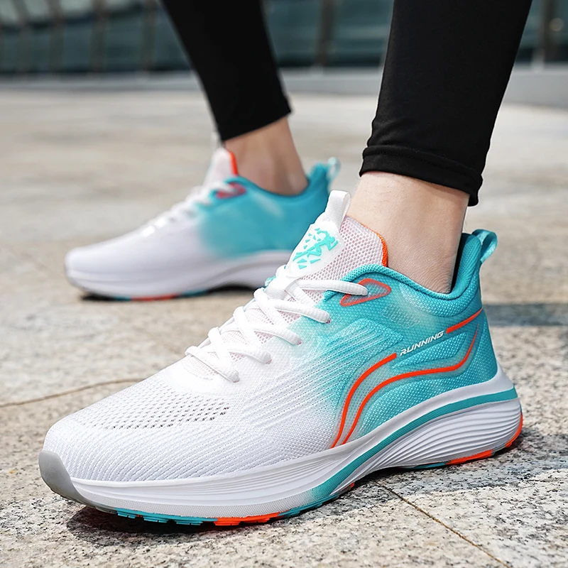 Zapatos de hombre 2025 otoño nuevos zapatos deportivos casuales transpirables de moda zapatillas de entrenamiento de malla para estudiantes