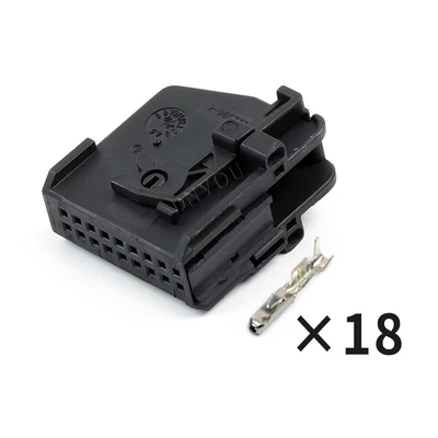 5 Set 1-1355350-1 applicable to BMW Volkswagen  amplifier plug air conditioning panel cable connector 18p automobile connector