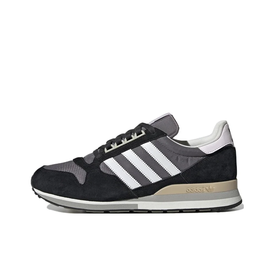 adidas-originals-zx-500-mesh-antiscivolo-resistente-all'abrasione-leggero-scarpe-casual-a-profilo-basso-unisex-nero-grigio-gy1980