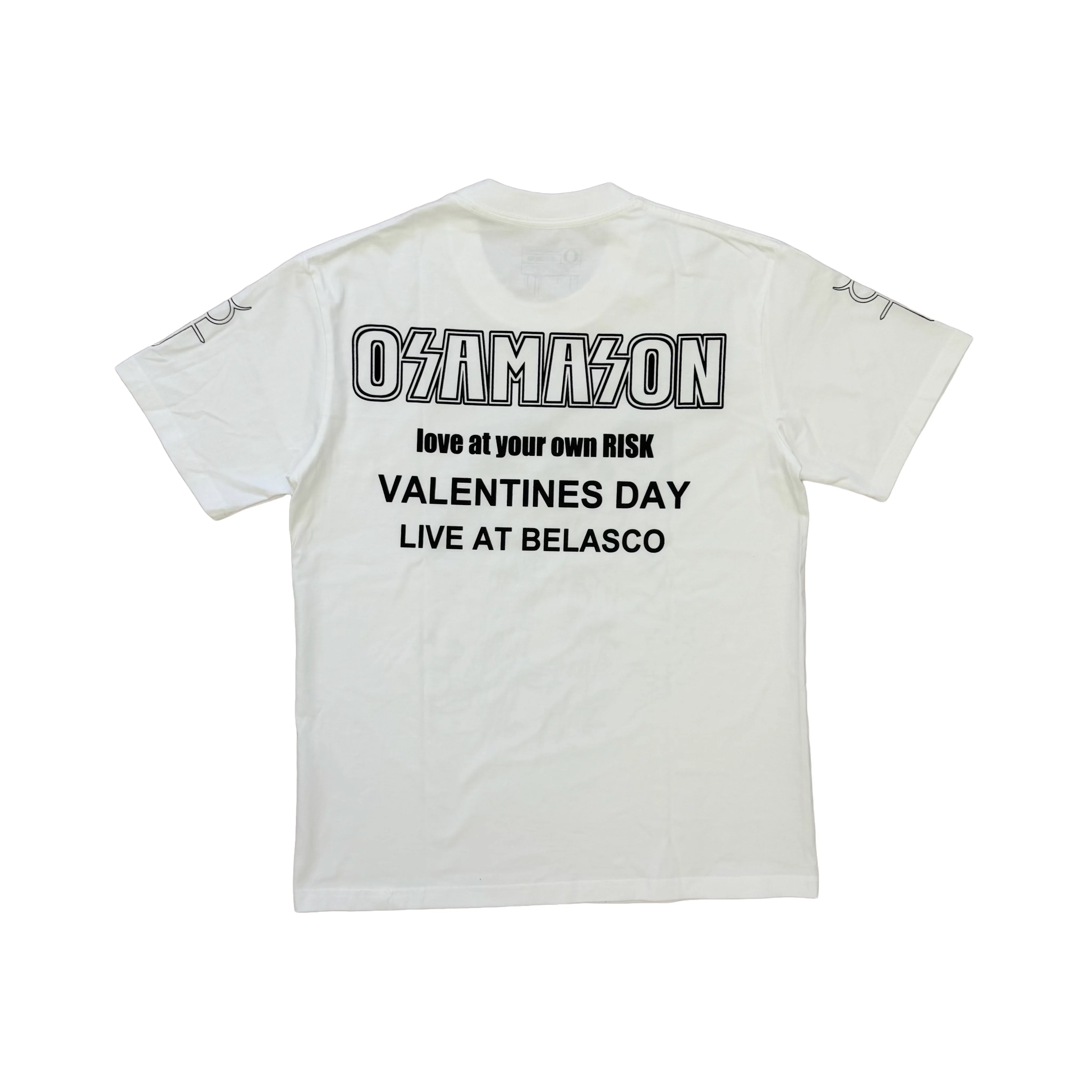 New Men Osamason Valentines Days Live At Belasco  T Shirts T-Shirt Hip Hop Skateboard Street Cotton T-Shirts Tee Top US size e23