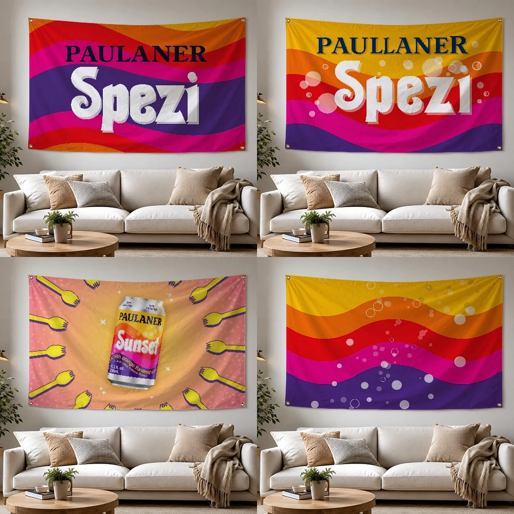 Outdoor Camping Brand - P-Paulaner Spezi Drink Brand Outdoor Flag
