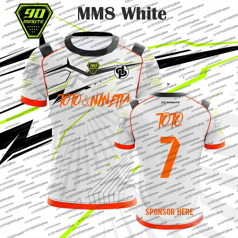 تي شيرت رجالي عصري شعبي جديد لعام 2025 تي شيرت مايوه 90 دقيقة توتو و نينيتا بري مريح غير رسمي يسمح بمرور الهواء للجنسين