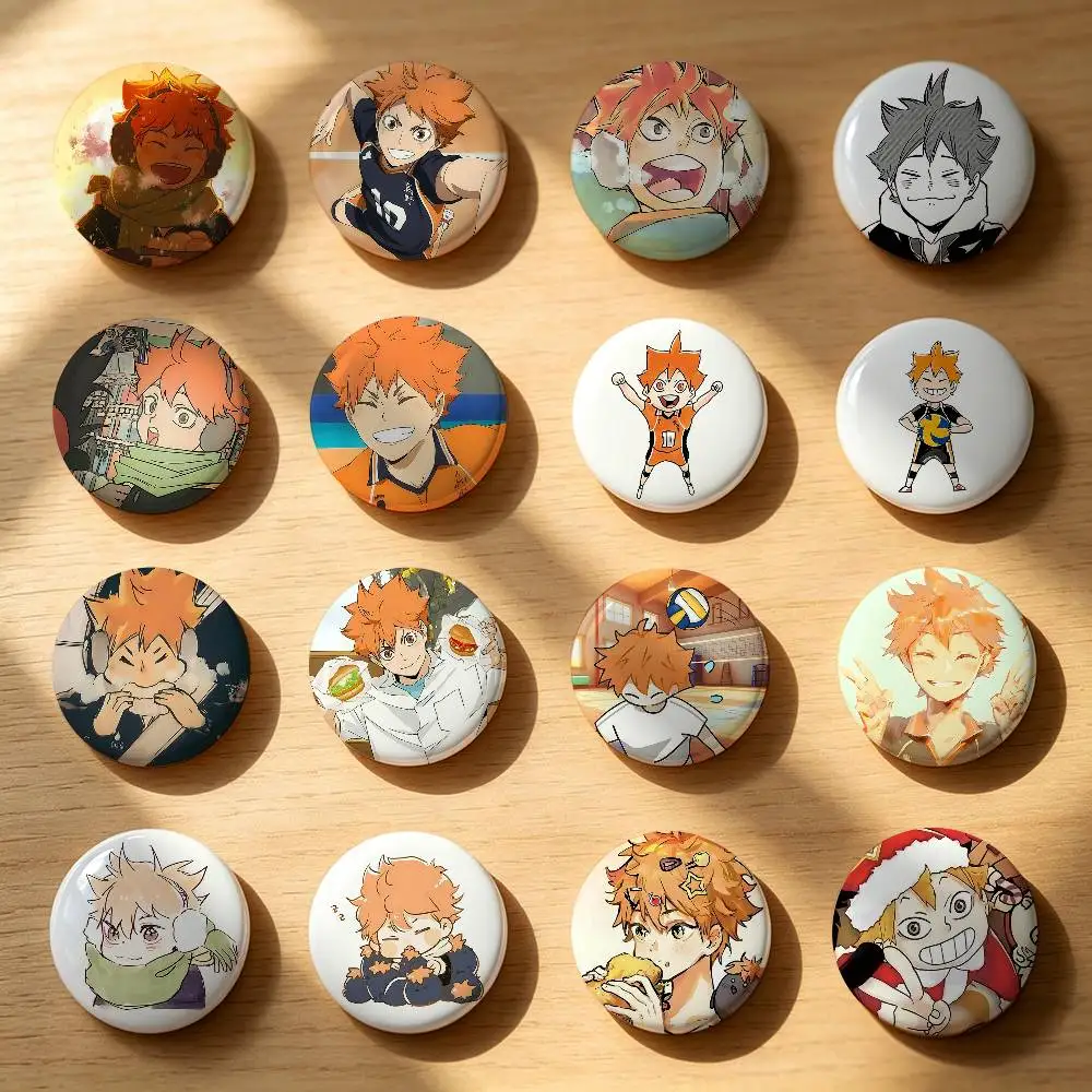 Anime-hinata Shouyou Cute Badge Pins For Friend, Backpack, Clothing, Collectible Accessories, Jewelry Gift