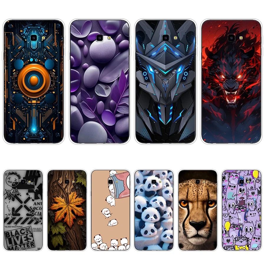 S4 colorful song Soft Silicone Tpu Cover phone Case for Samsung Galaxy j4 plus 2018/j4 core 2018