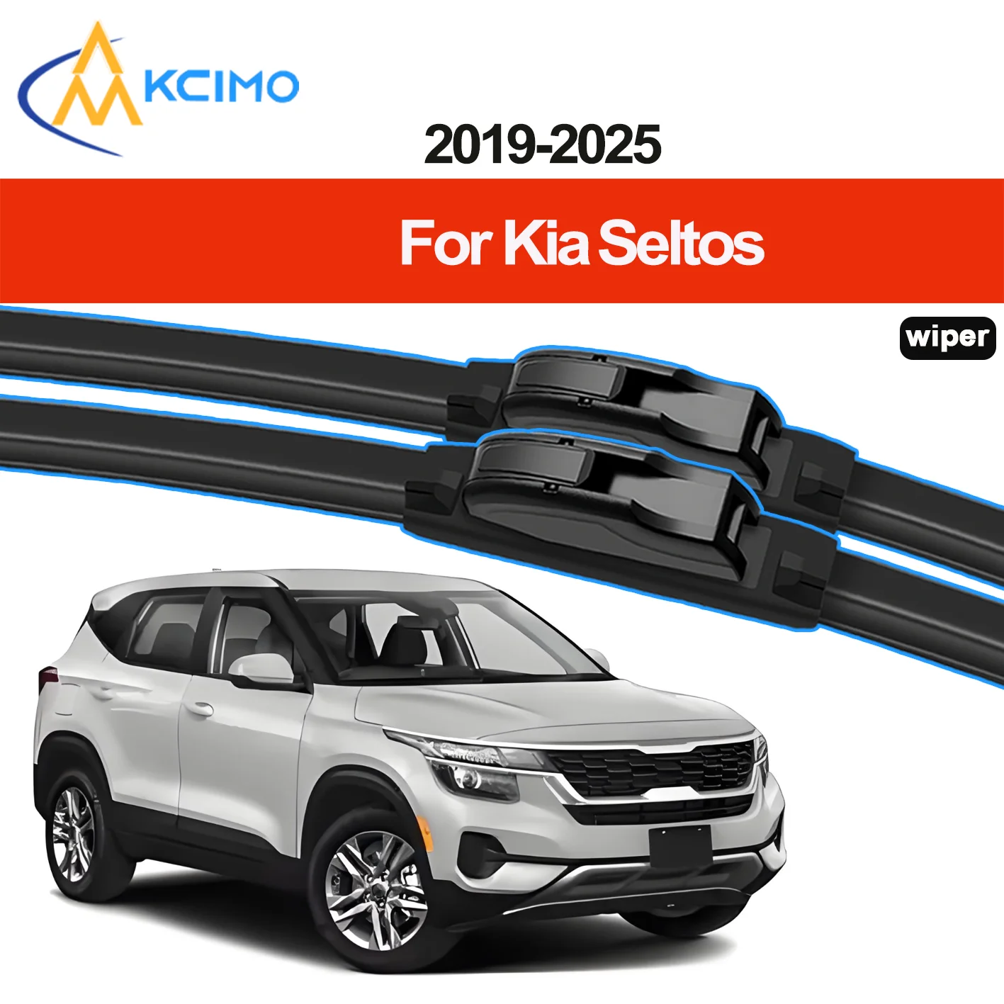 

2PCS New Front Windshield Wiper Blade for Kia Seltos SP2/SP2i/SP2c 2019-2025 Kia KX3 (China, 2019-2023)[1] Front Windshield