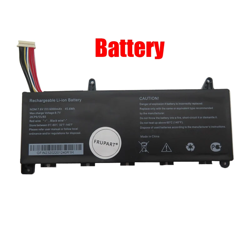 Laptop Battery For ICL RAYbook S1512 Si1512 7.6V 6000MAH 45.6WH 11PIN 11Lines New