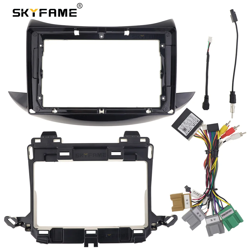 

Адаптер-декодер Canbus SKYFAME для установки Android-магнитолы в приборную панель Chevrolet Tracker 3
